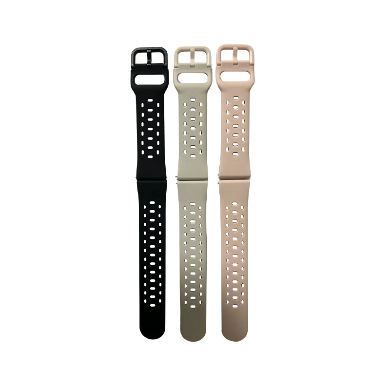 22mm Porous Silicone Strap, Suitable For Outdoor Style, Business Style And Casual Style
