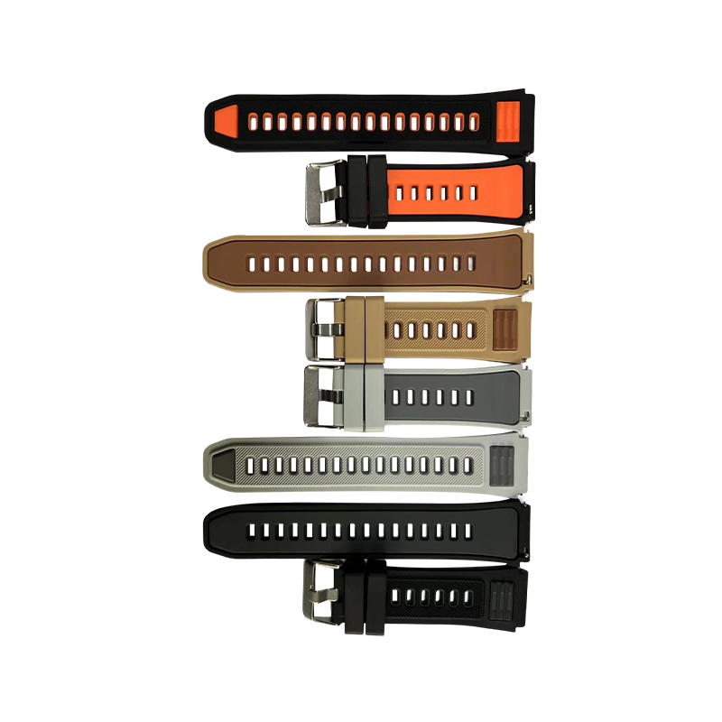Sports Two-Color Silicone Strap For Outdoor Sports Watch 22mm Interface