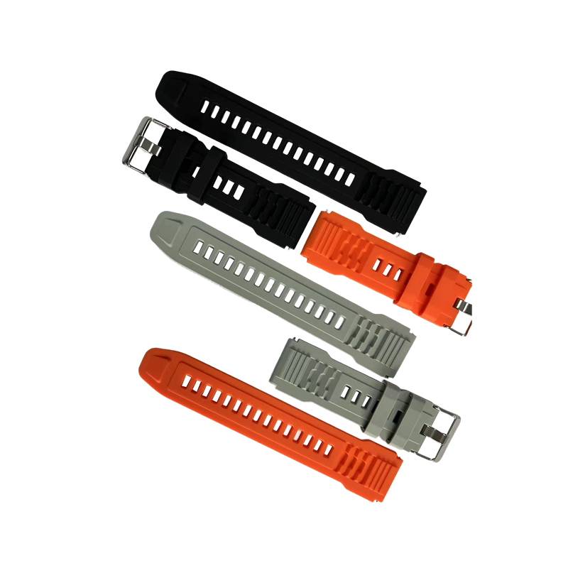 How is the tensile strength of silicone straps tested during production to meet daily usage requirements?